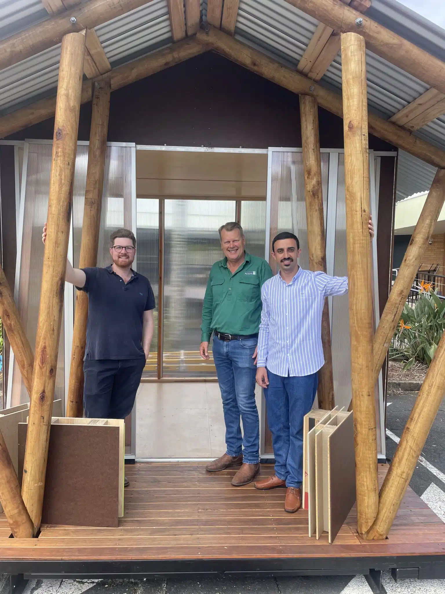 ARC Advance Timber Hub Investigators Pioneer Disaster-Proof Timber-Cardboard Housing, Tackling Climate Crisis, and Reducing Bio Waste in NSW